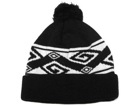 True Patriot Pom Beanie Black sharp touch