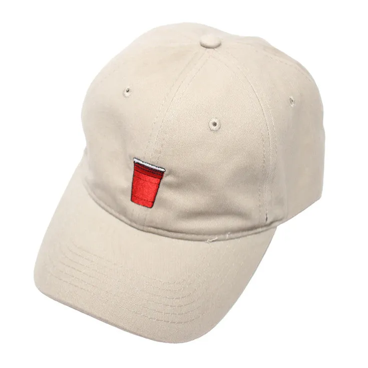 True Red Cup Dad Hat Tan gallery day