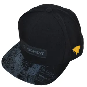 True The Highest Snapback Cap Black soft mood