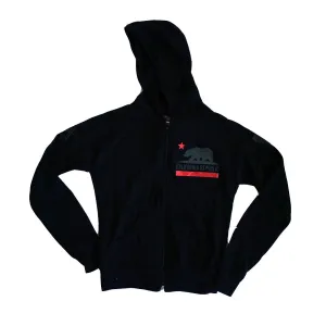 True Womens Golden State Zip Hoodie Black Night warmth