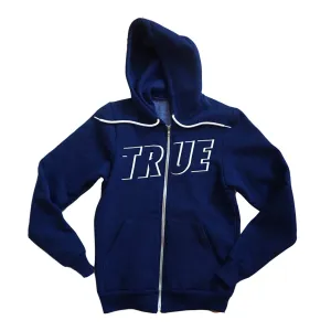 True Womens Just Use It Zip Hoodie Heather Cobalt Season fit