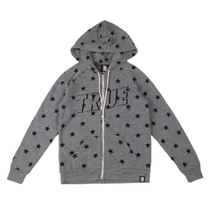 True Women's Just Use It Zip Hoodie Heather Grey Fit tool