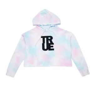 True Womens Logo Crop Hoodie Candy Winter mode