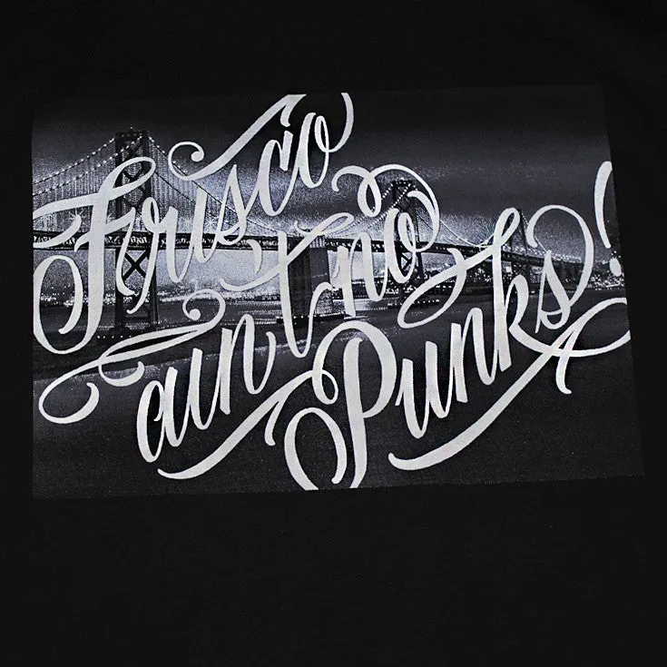 True x George Anzaldo Mens No Punks Tee Black casual trend