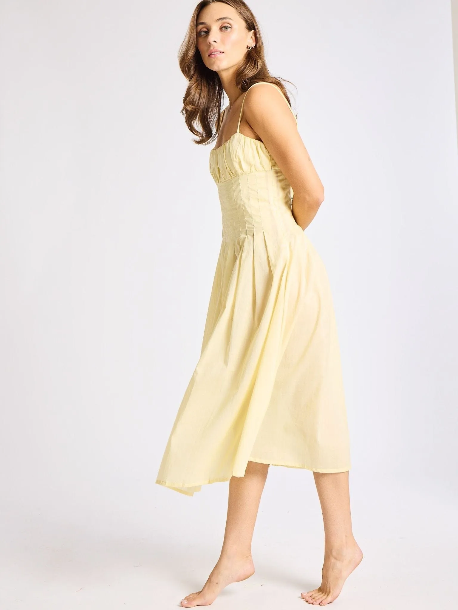 Tully Dress in Buttercream all occasion