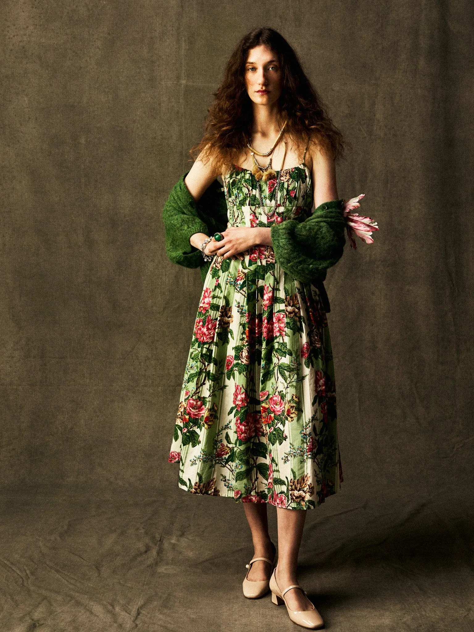 Tully Dress in Garden Stripe daily glam