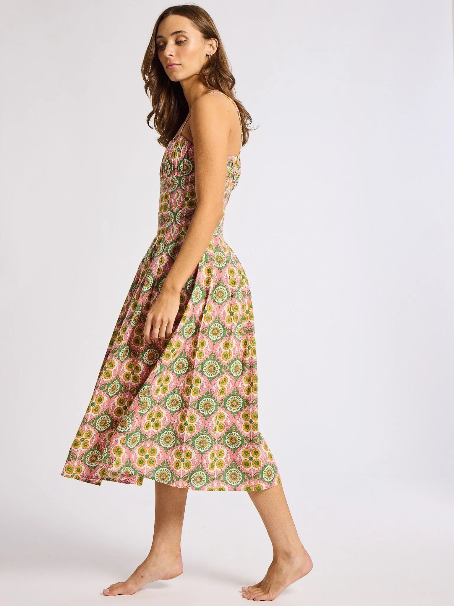 Tully Dress in Yucatan light elegance