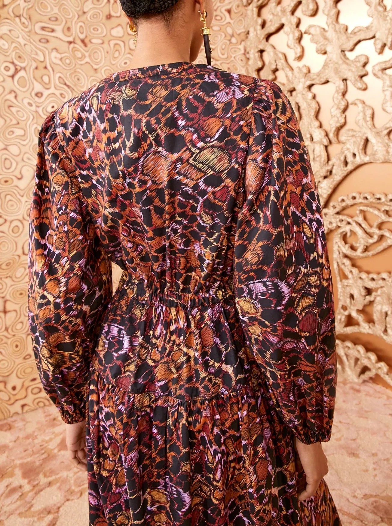 Ulla Johnson Aurelie Dress in Rosefinch warm weather