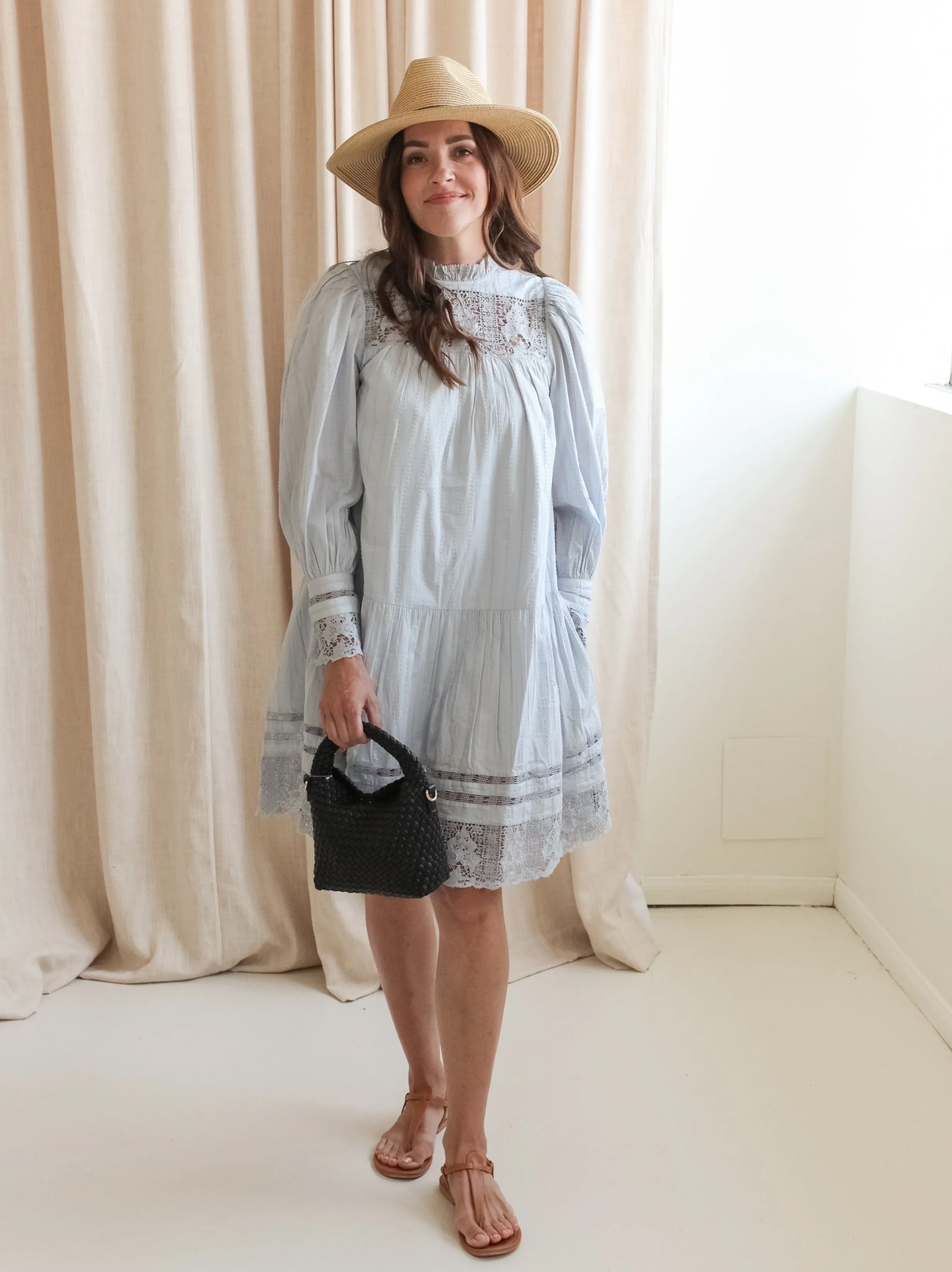Ulla Johnson Colette Long Sleeve Mini Dress smart charm
