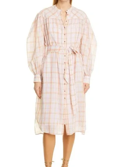 Ulla Johnson Fayette Dress in Pale Lilac street edit