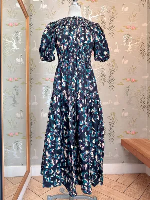 Ulla Johnson Othella Short Sleeve Midi Dress- Kaleidoscope timeless wear