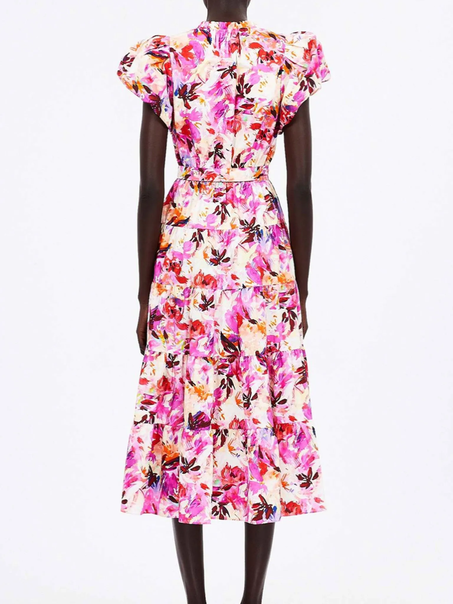 Ulla Johnson Ottilie Dress in Azalea daily glam