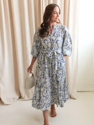Ulla Johnson Seraphina Long Sleeve Dress - Ciel fresh tone