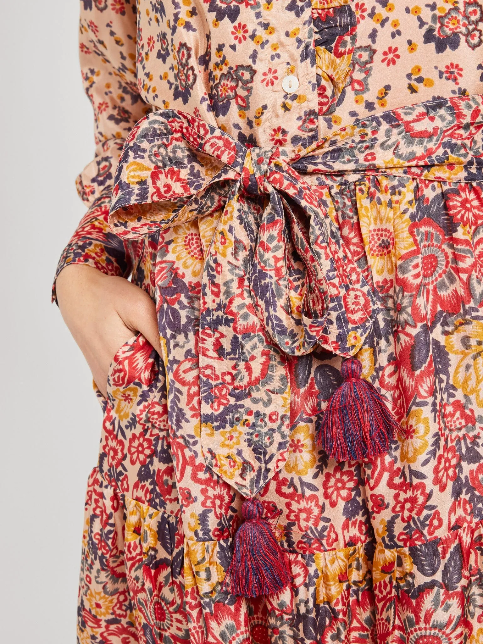 Valentina Dress in Toulouse calm glow