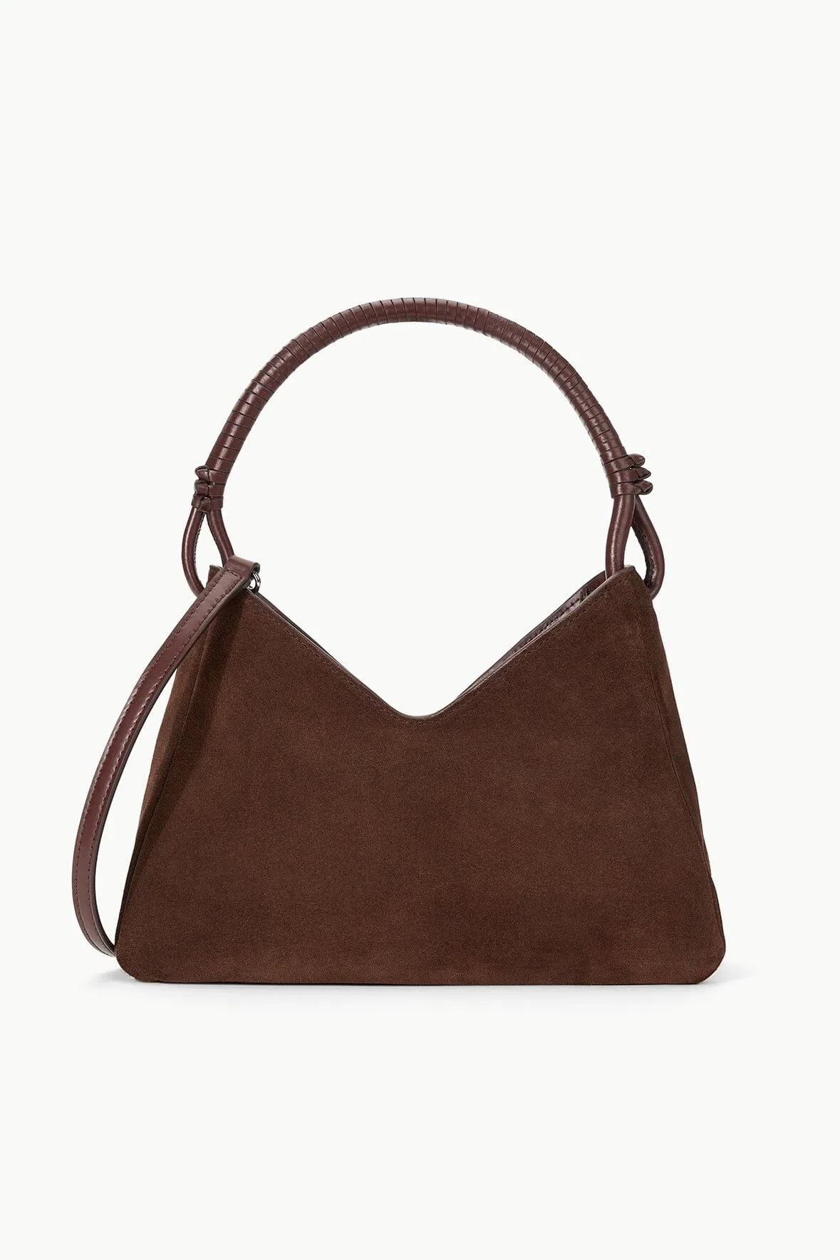 VALERIE SHOULDER BAG | MAHOGANY SUEDE joy vibe