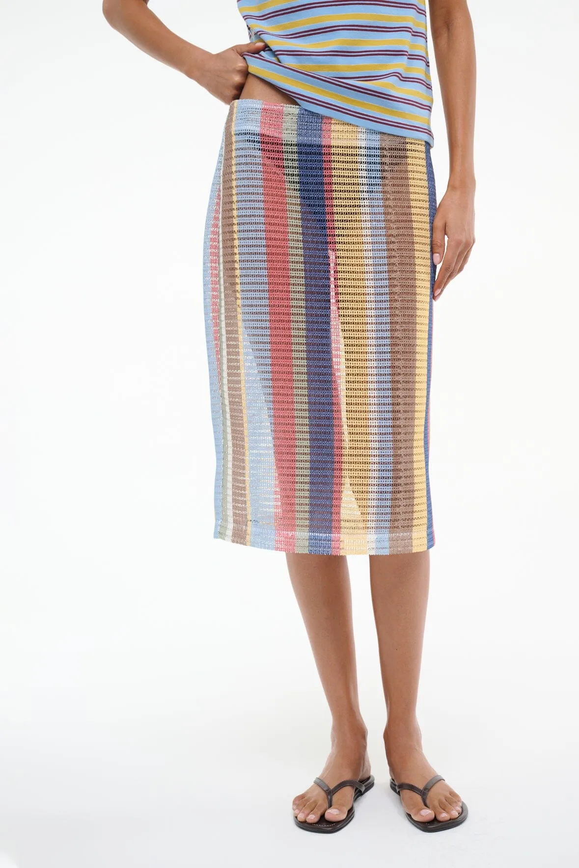VIA SKIRT | MARKET STRIPE free mix
