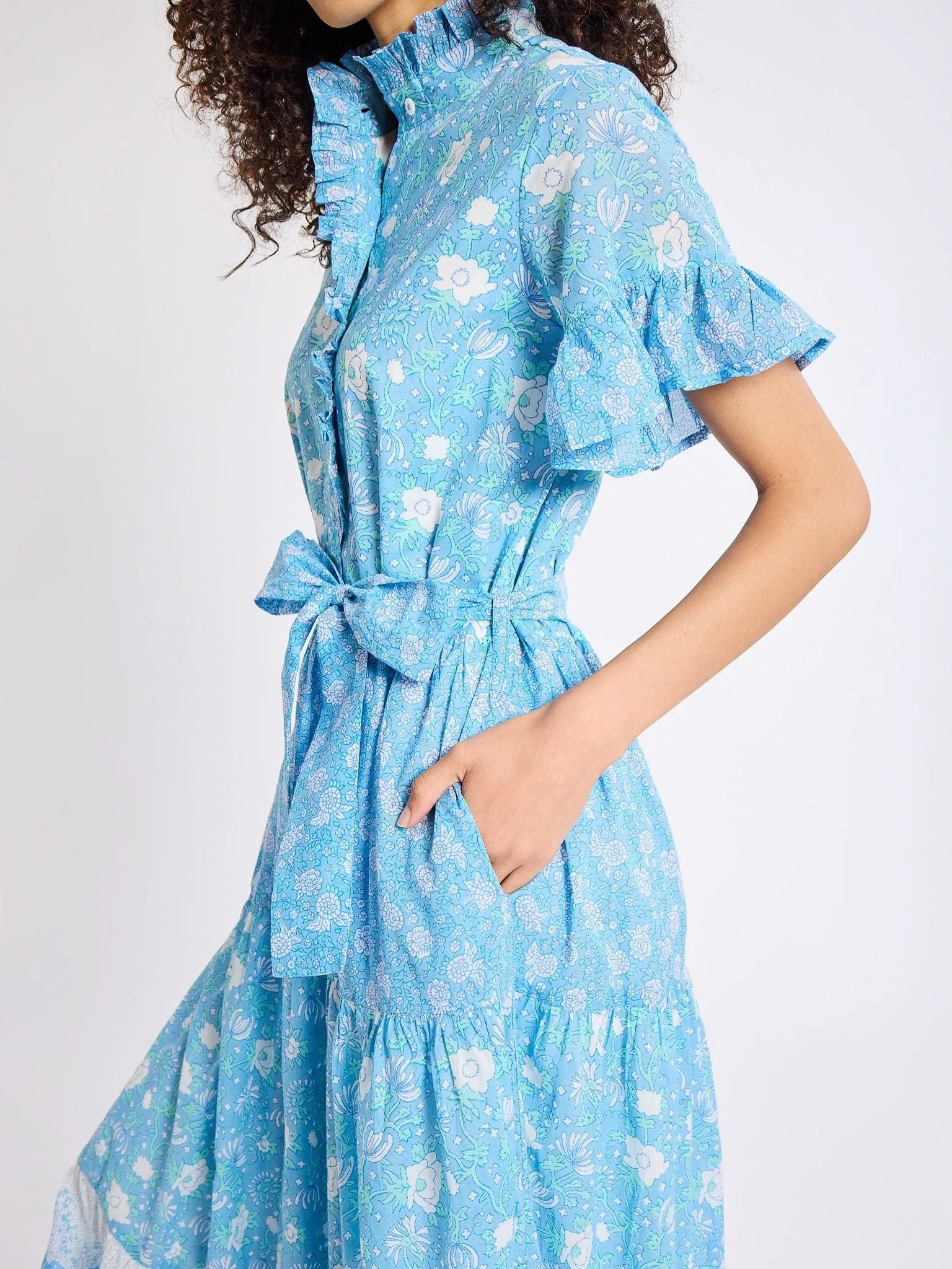 Victoria Dress in Charleston Floral effortless glam