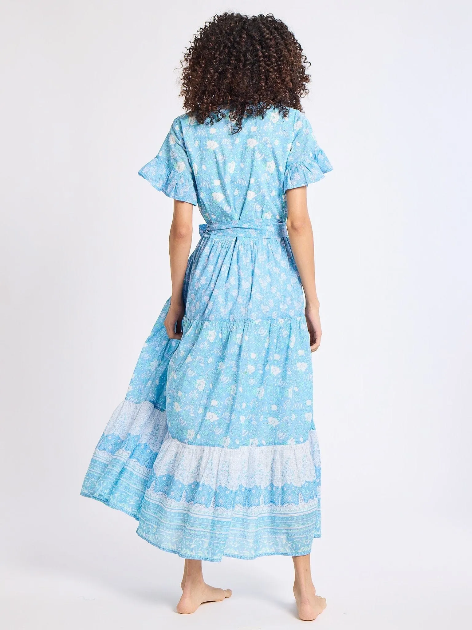 Victoria Dress in Charleston Floral soft edge