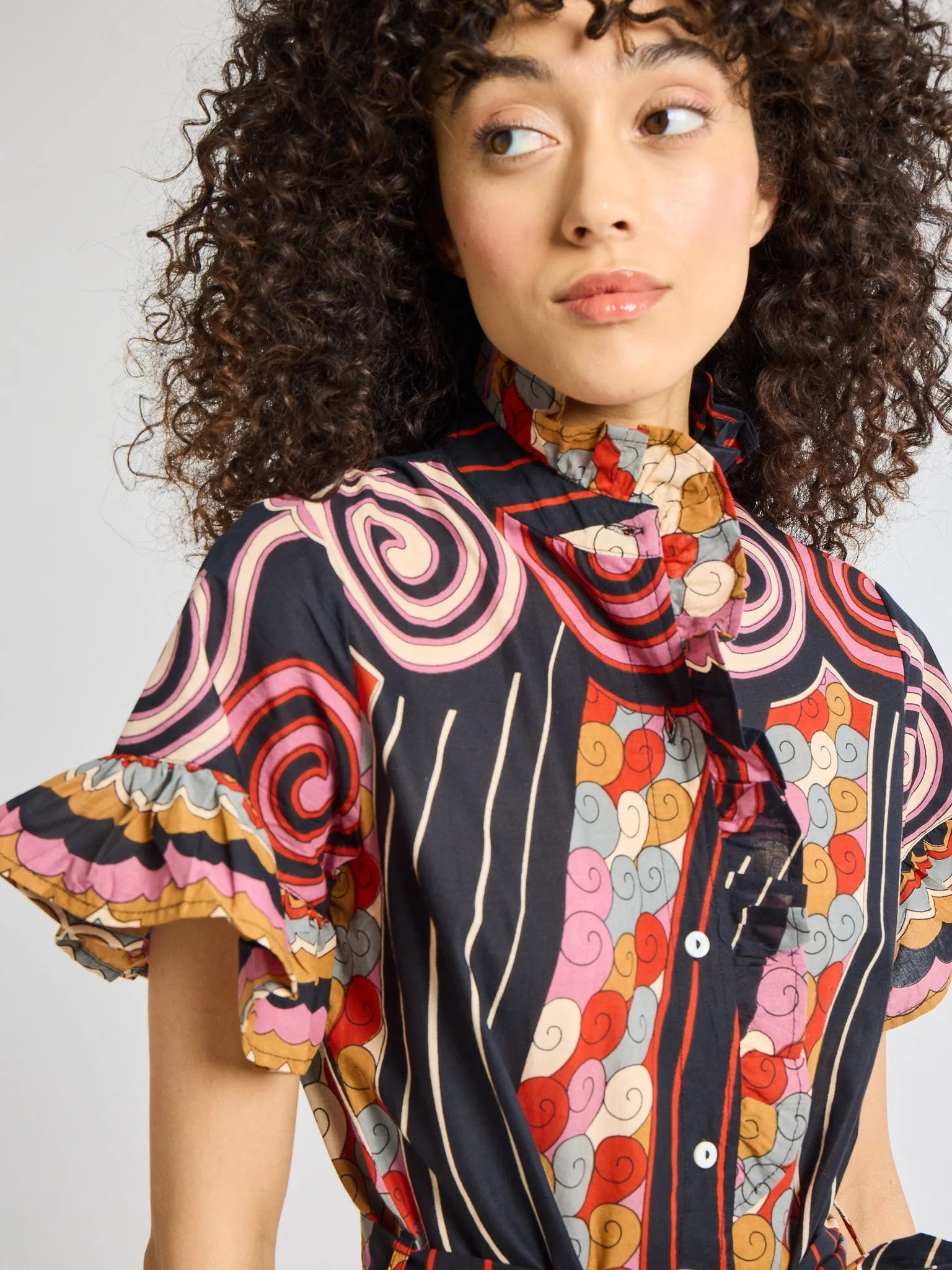 Victoria Dress in Maar Print easy charm