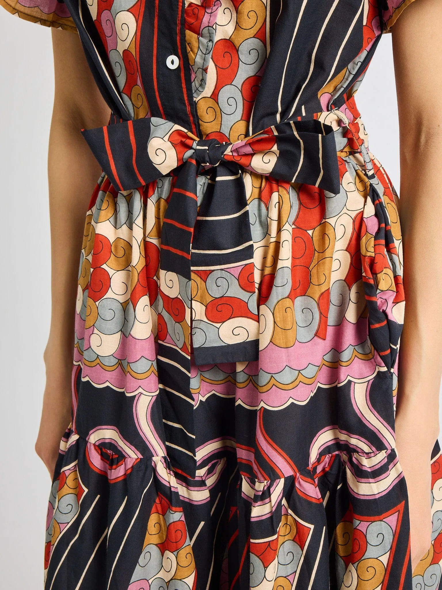 Victoria Dress in Maar Print lounge set