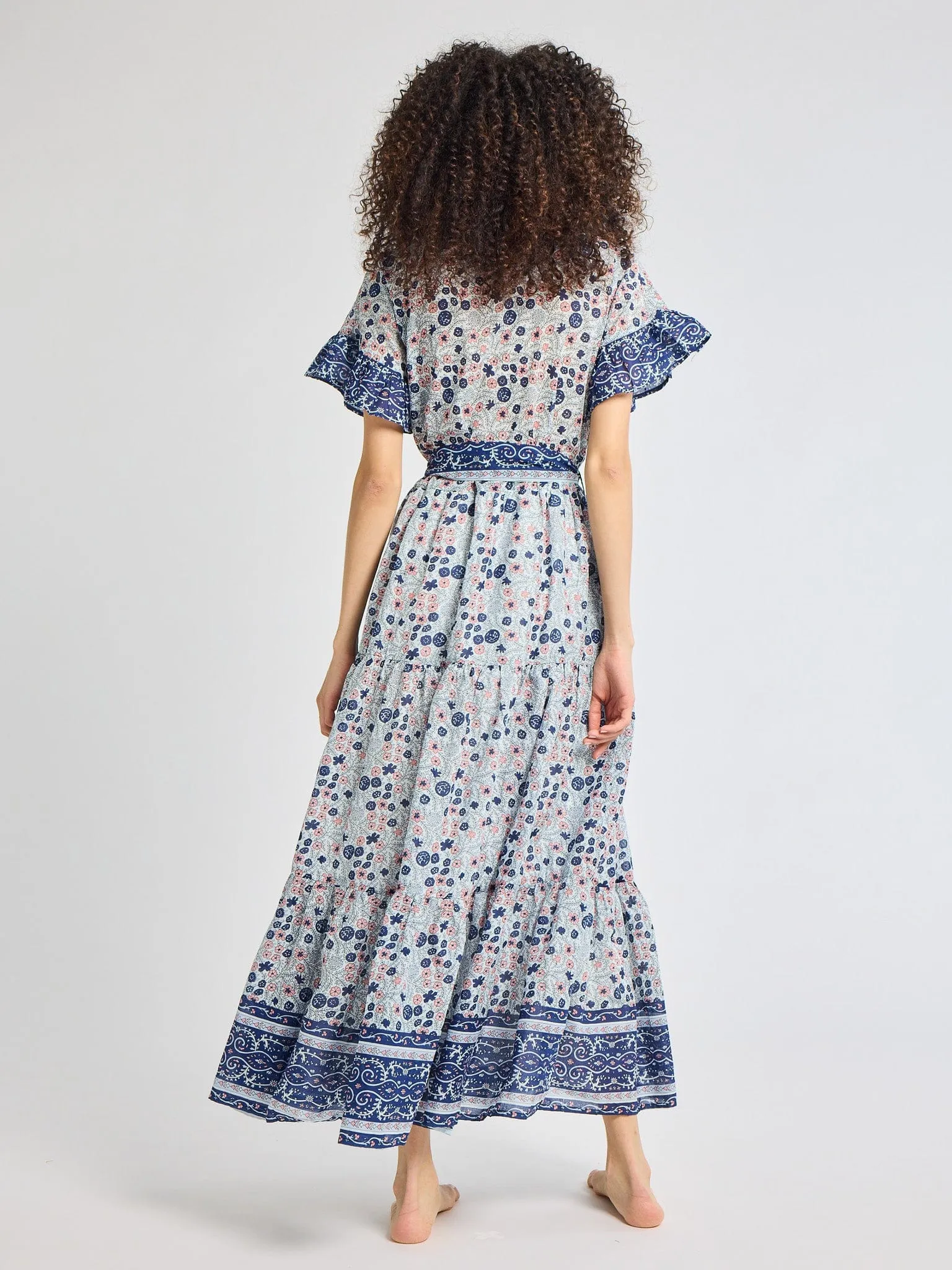 Victoria Dress in Navy Floral cultural vibe