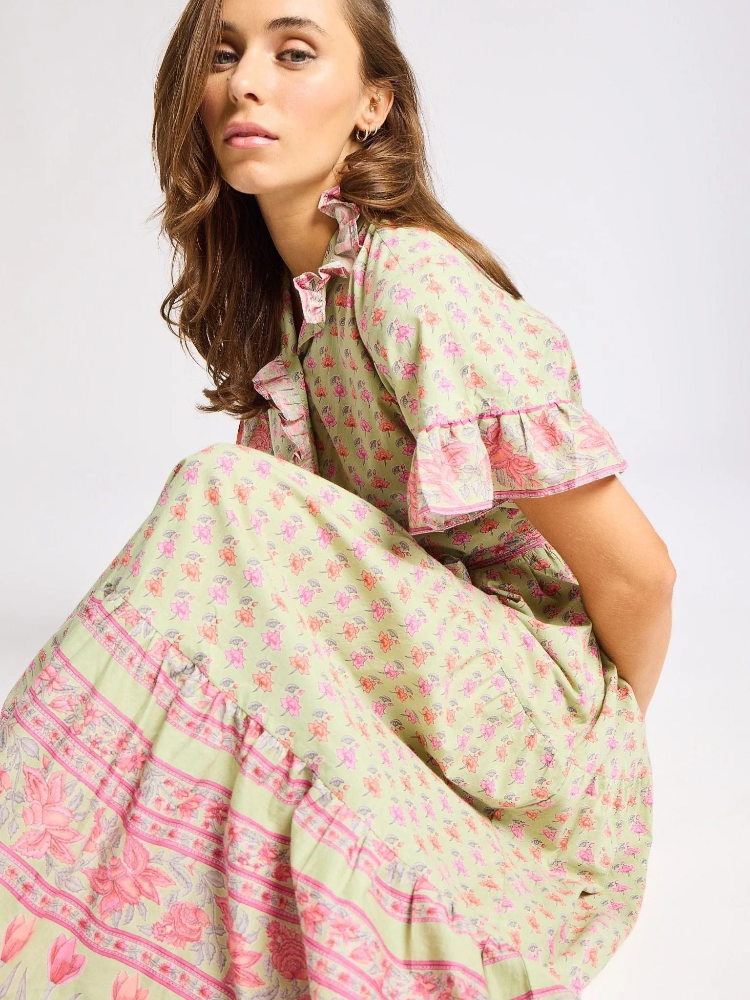 Victoria Dress in Tulip Print lounge set