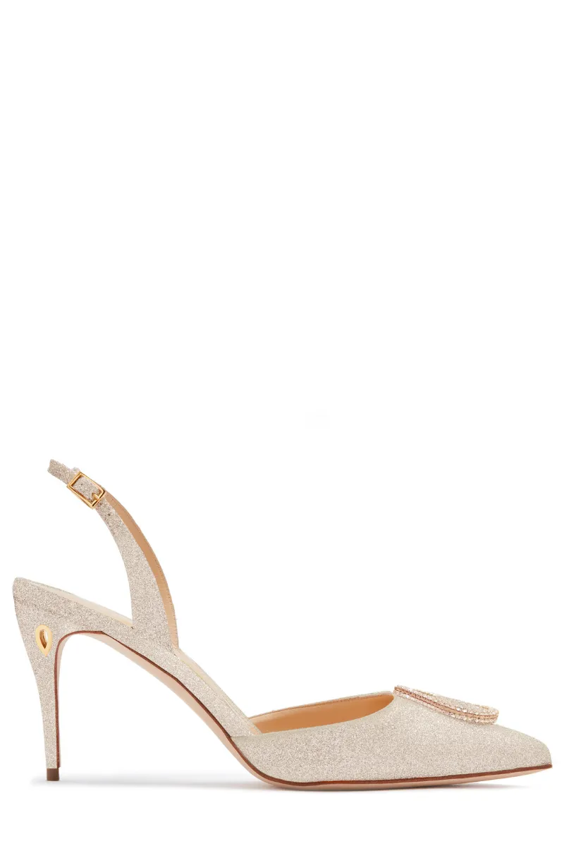 Vittorio 85 Glitter Slingback Pump cocktail party