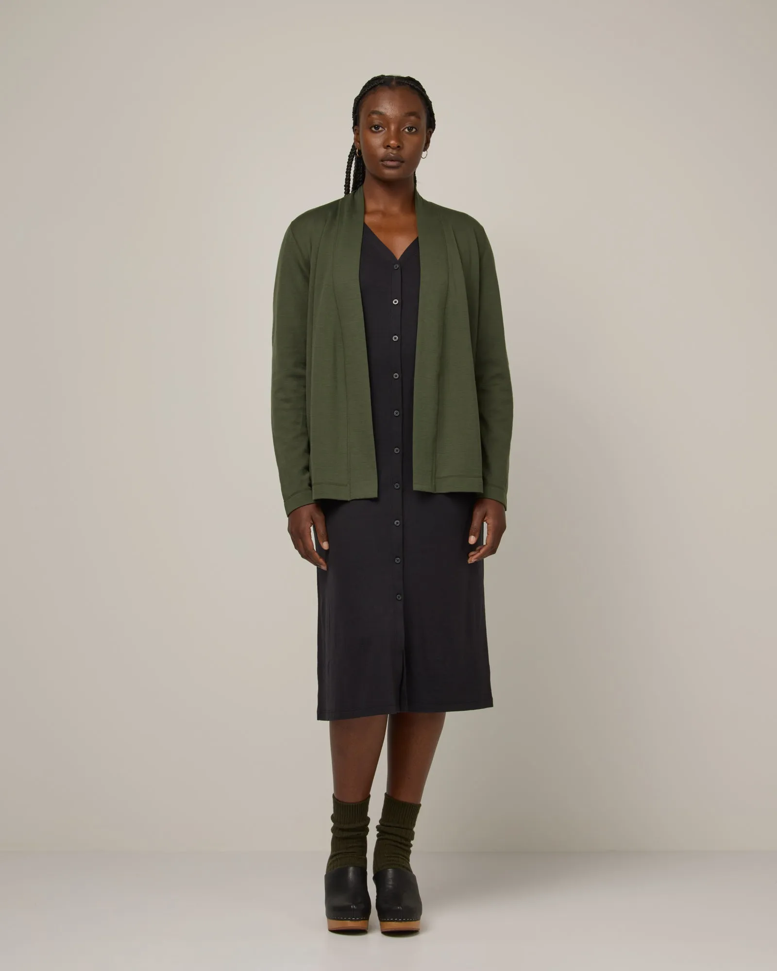 Viv Reversible Cardigan chic layering
