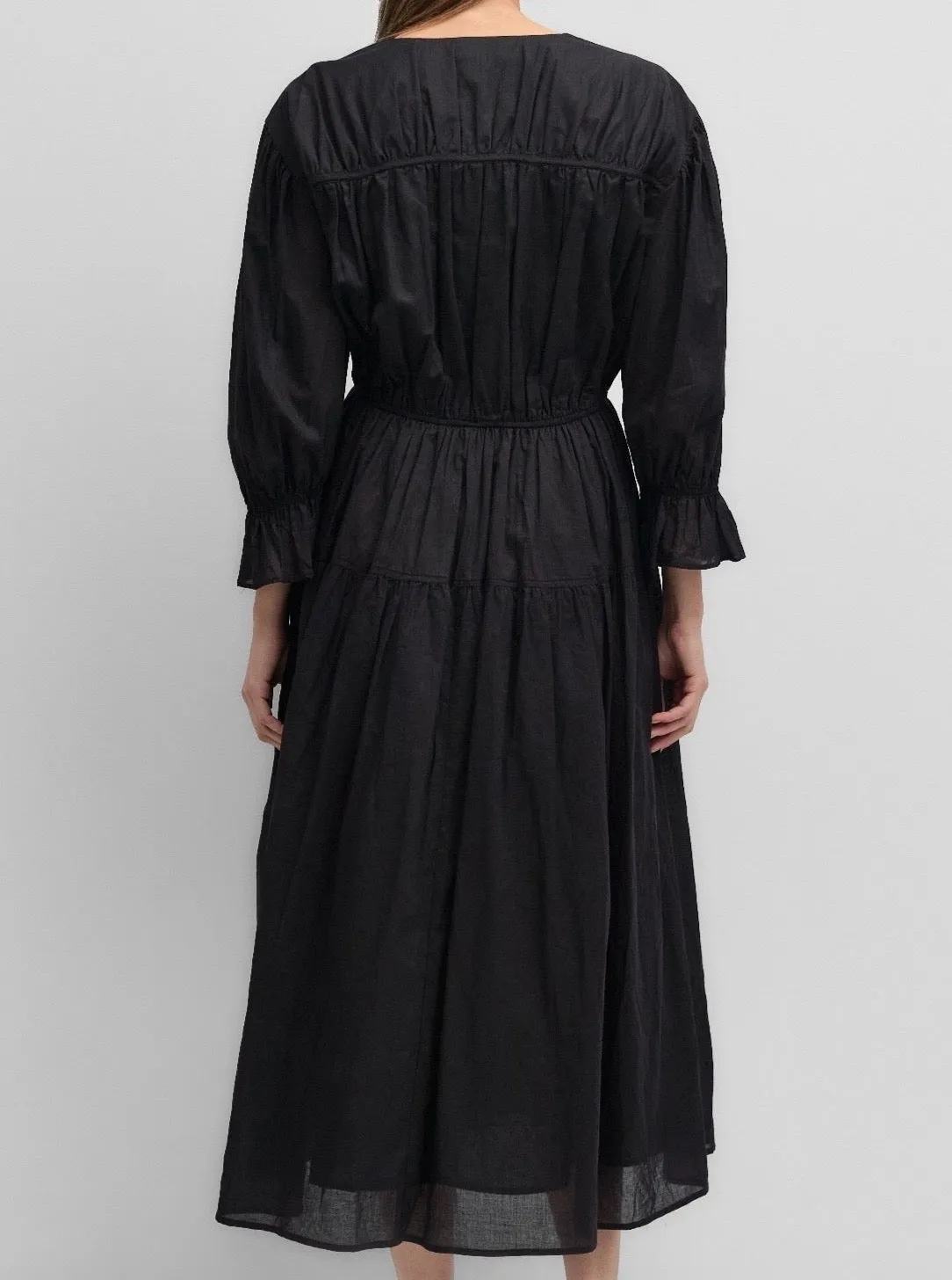 Vivian Dress - Black polished edge