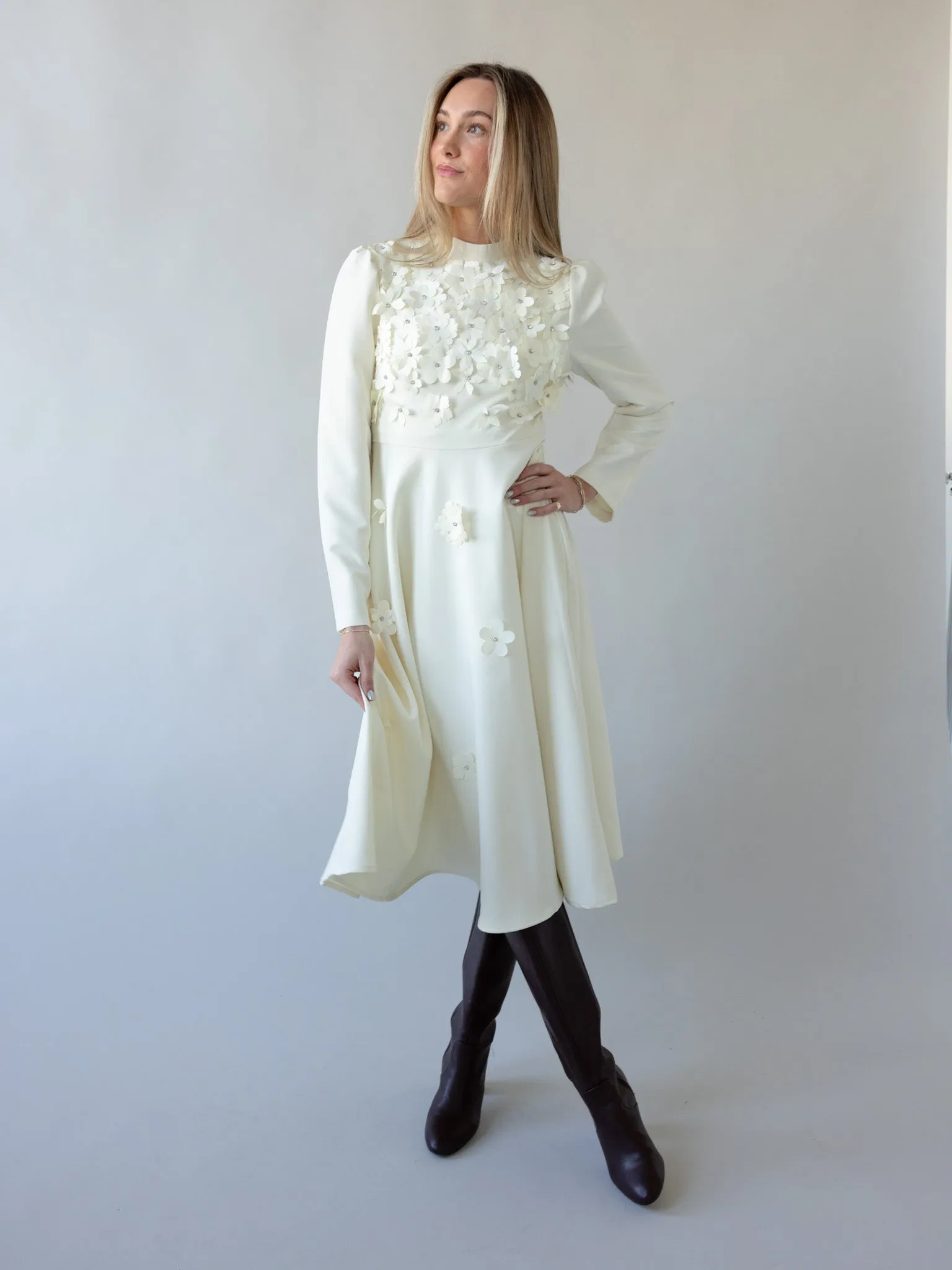 Vivian Petal Dress daytime glam