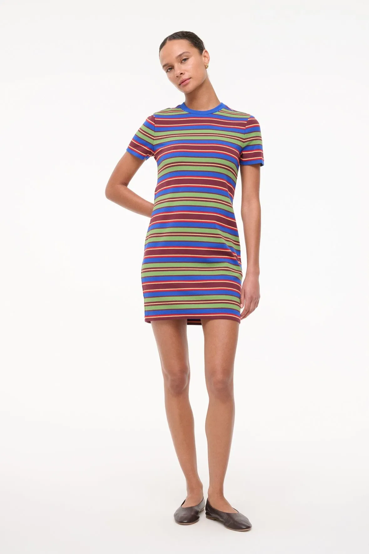 WADE DRESS | SPECTRUM STRIPE comfy glow