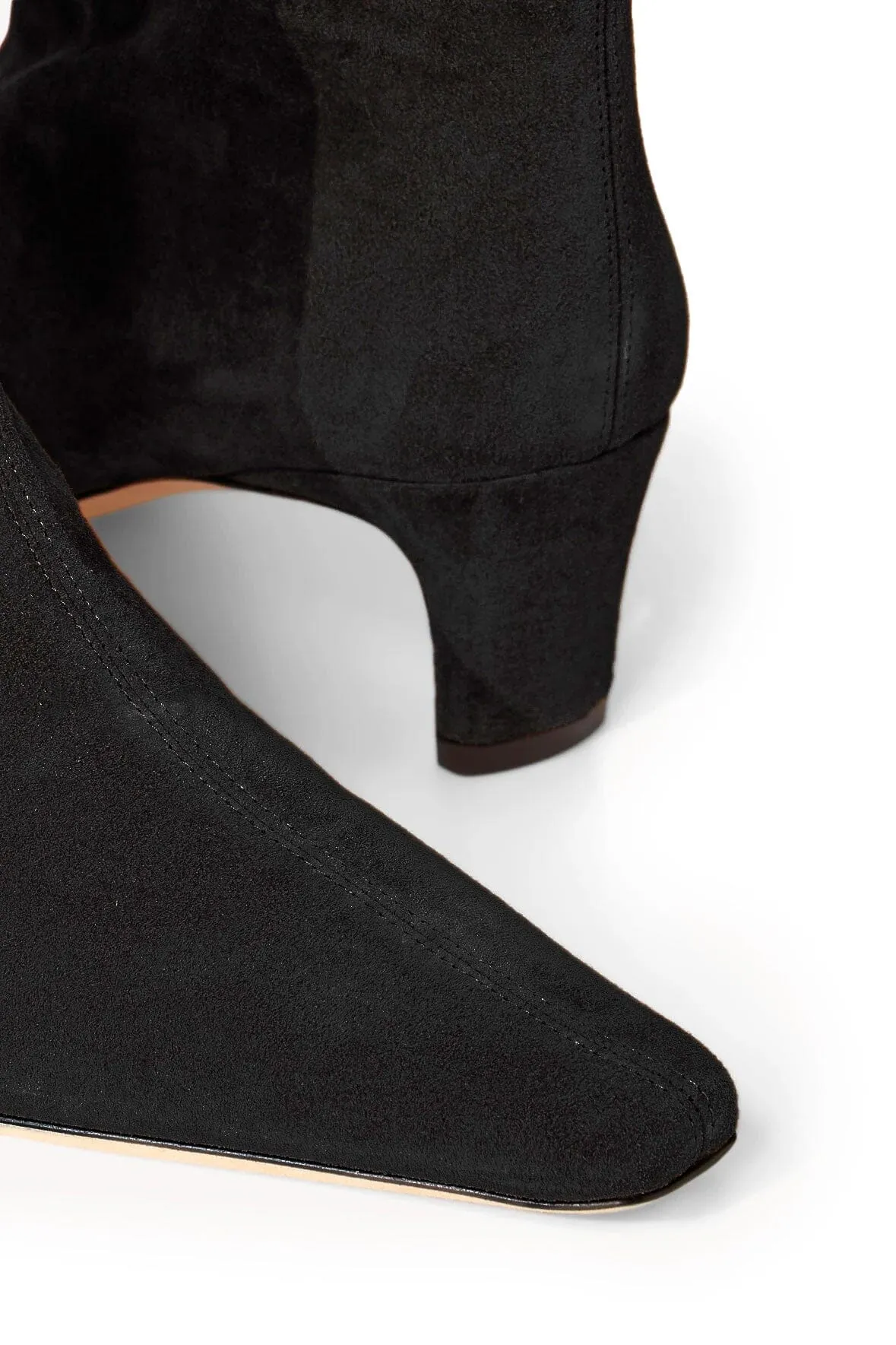 WALLY ANKLE BOOT | BLACK SUEDE Elastic laces