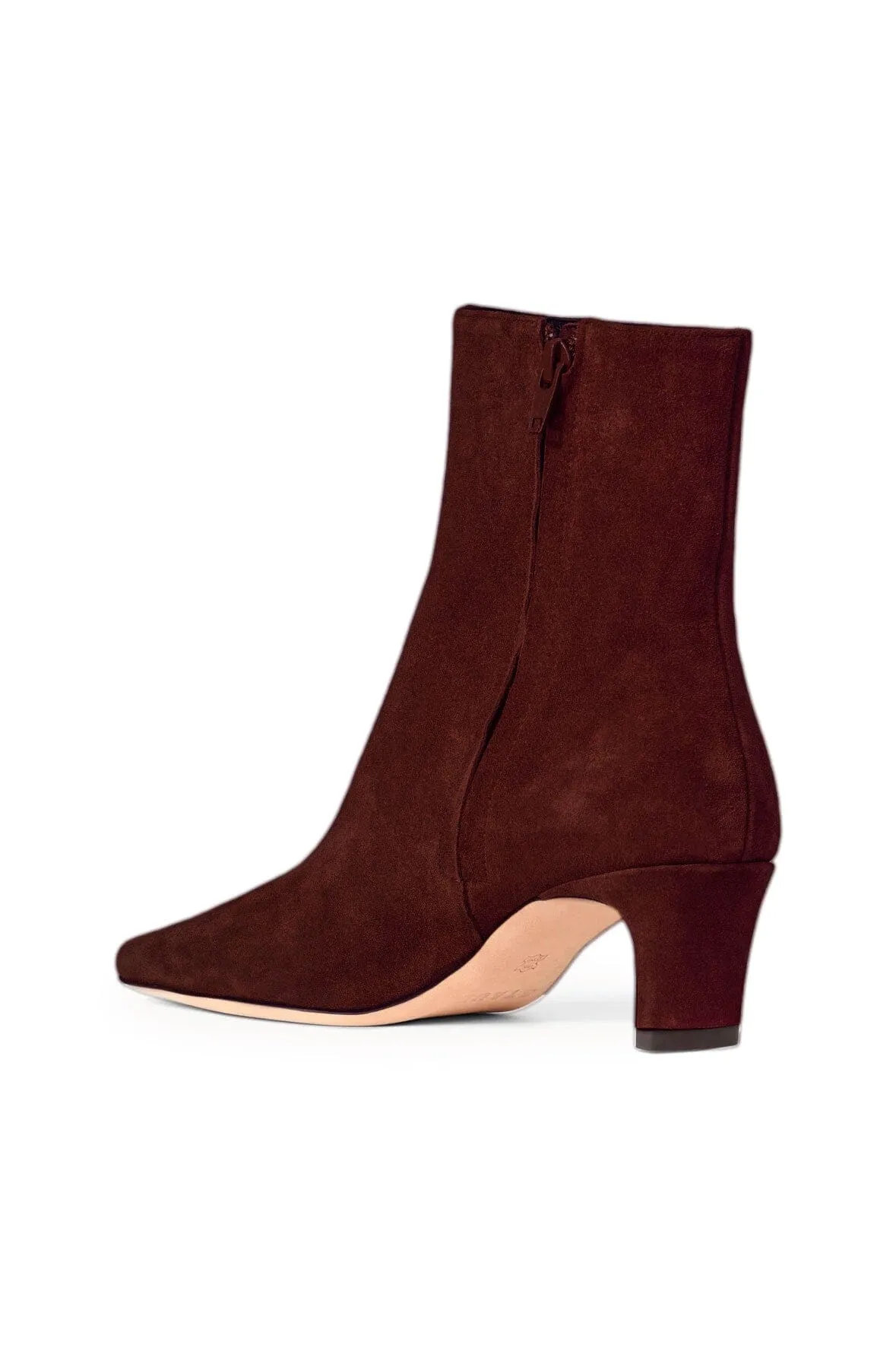 WALLY ANKLE BOOT | MAHOGANY SUEDE Color patch