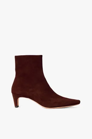WALLY ANKLE BOOT | MAHOGANY SUEDE Comfort fit