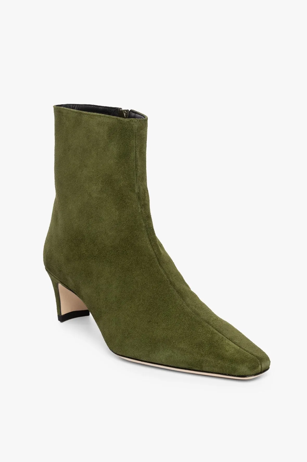 WALLY ANKLE BOOT | OLIVE SUEDE Healthy feet