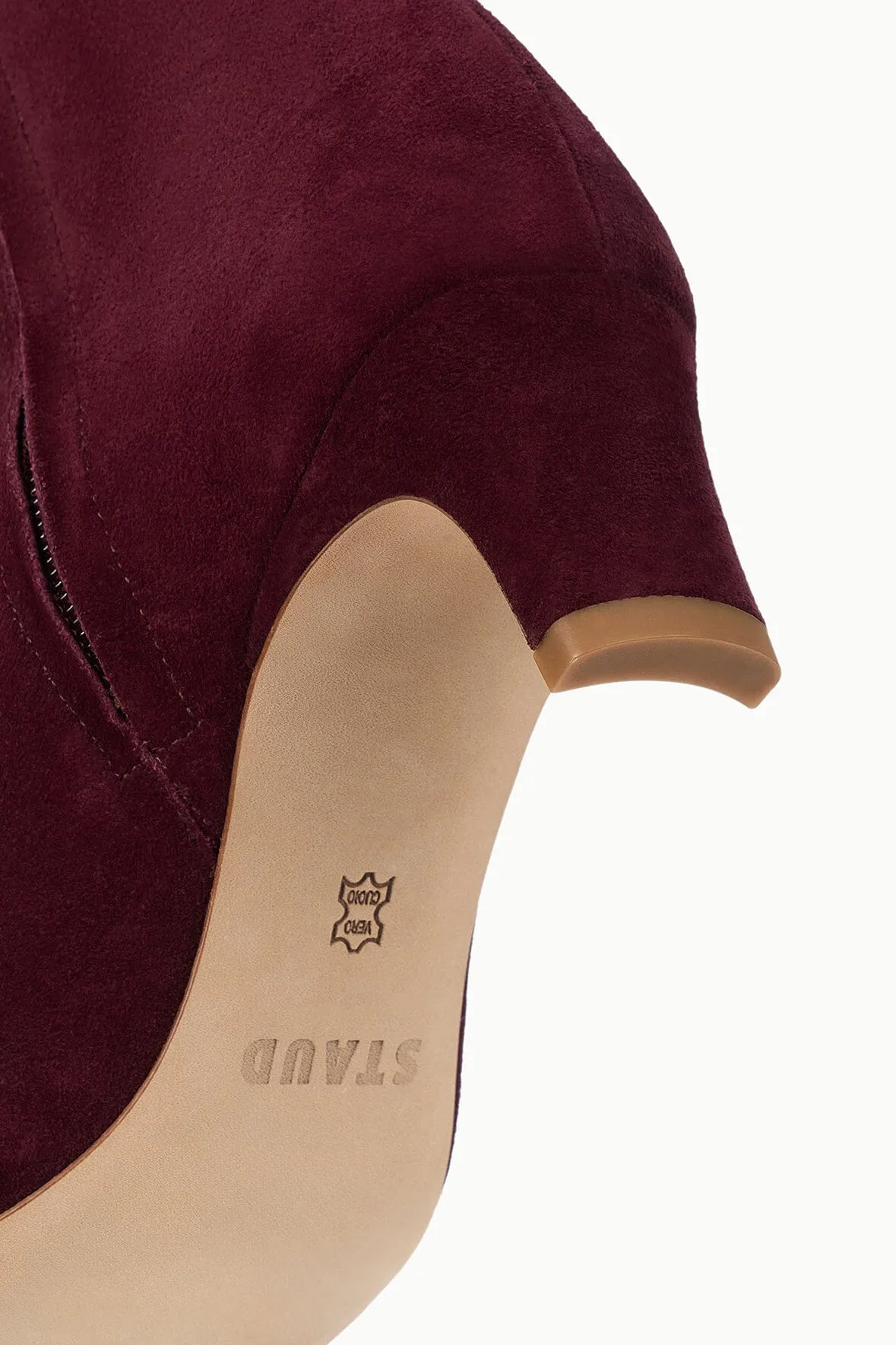 WALLY ANKLE BOOT | SYRAH SUEDE Genuine leather