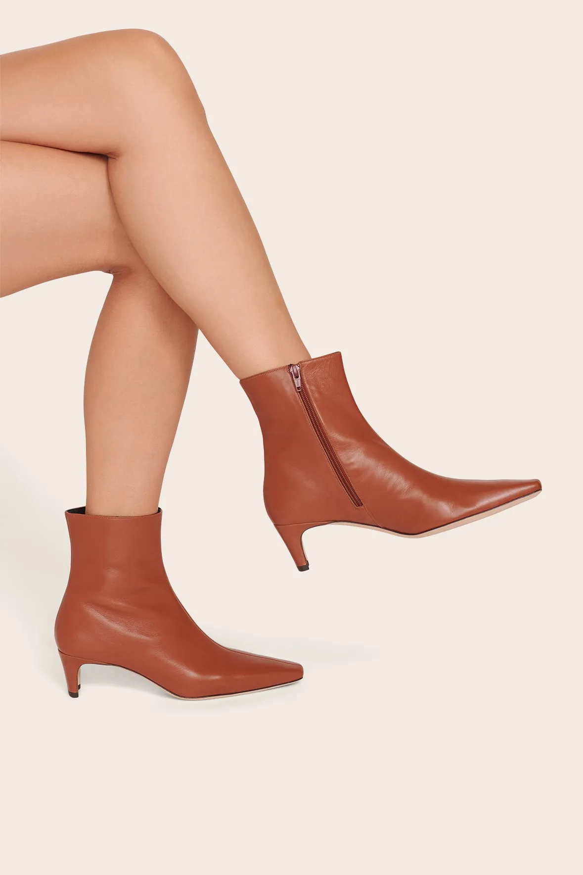 WALLY ANKLE BOOT | TAN Puncture proof