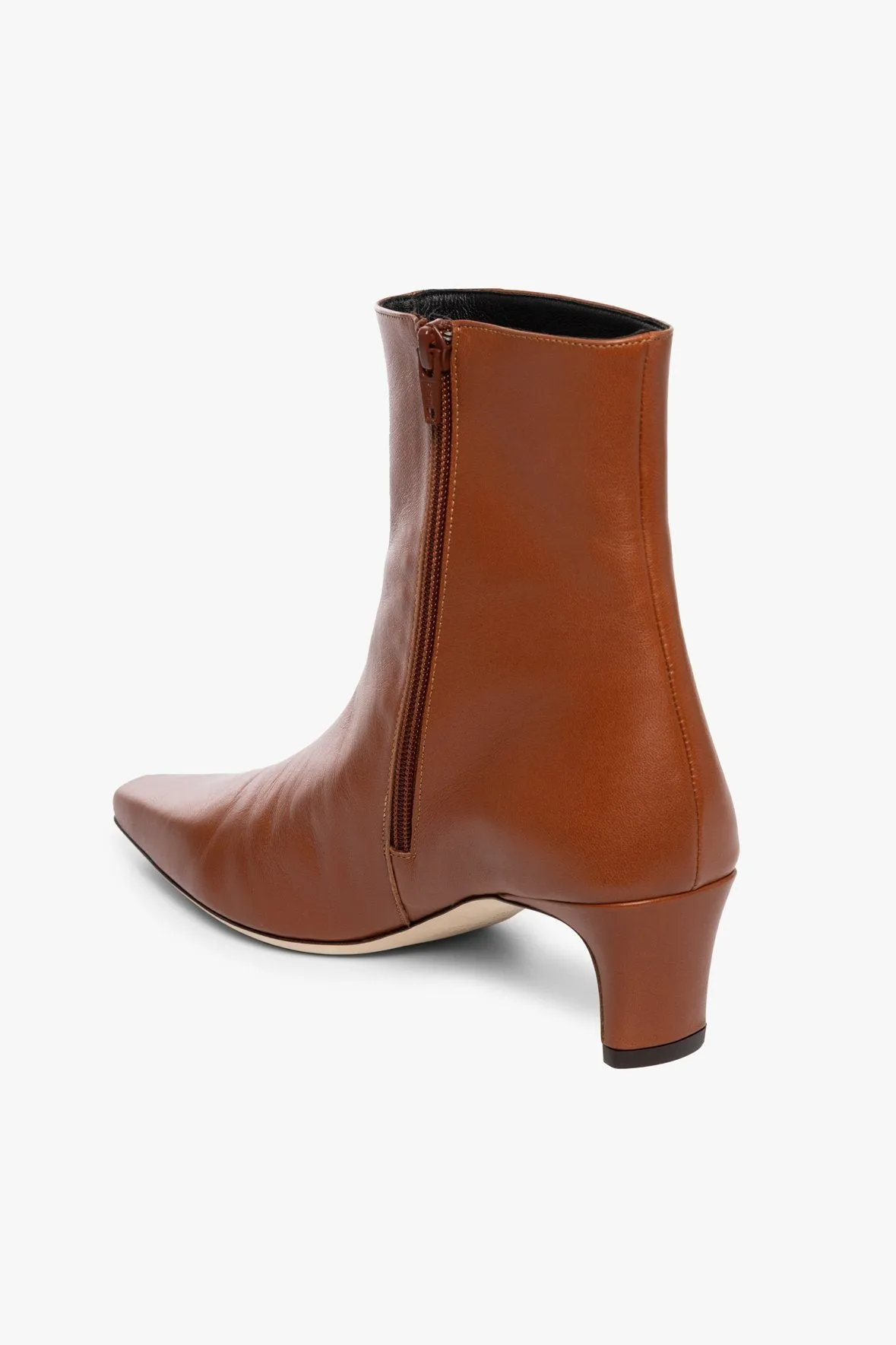 WALLY ANKLE BOOT | TAN Premium leather