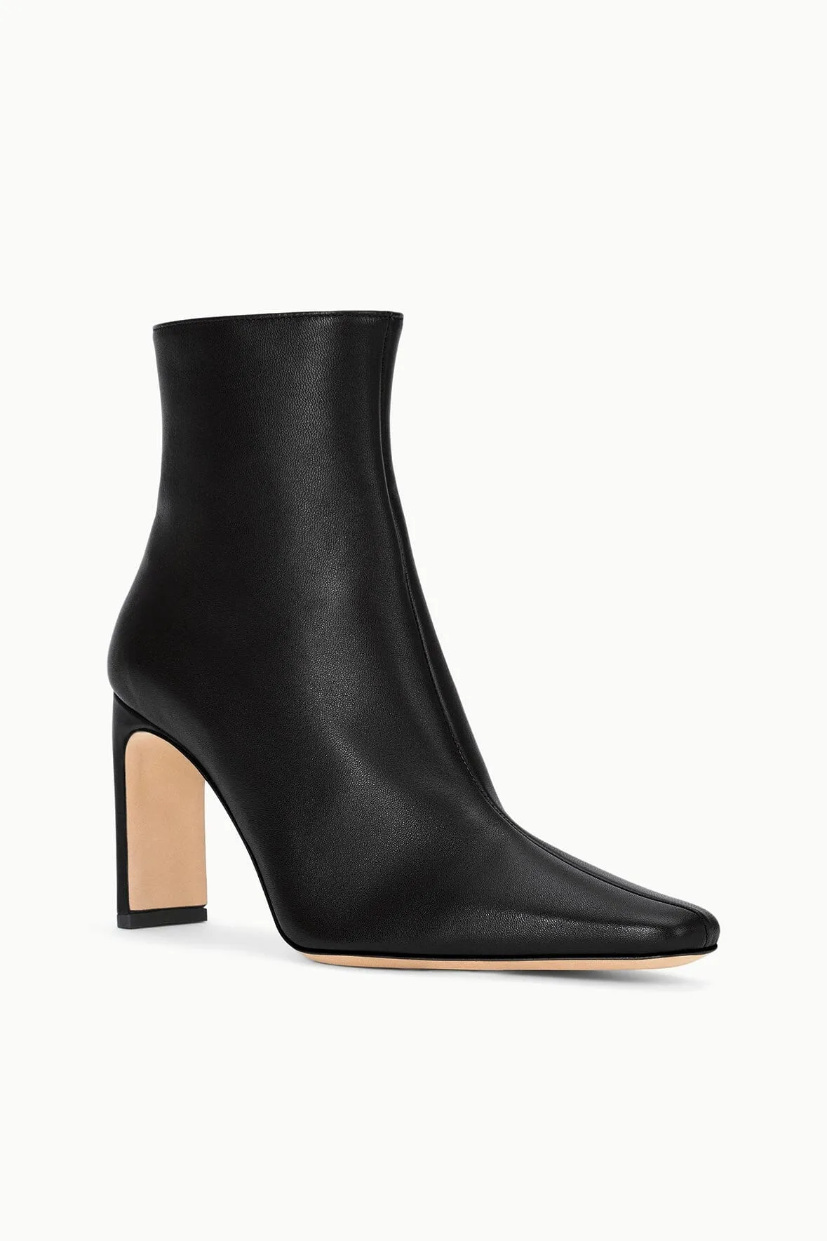 WALLY ANKLE HIGH HEEL BOOT | BLACK Fleece lined