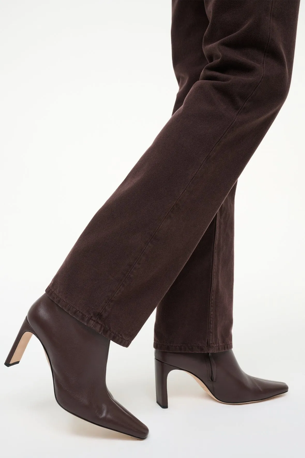 WALLY ANKLE HIGH HEEL BOOT | ESPRESSO Padded footbed