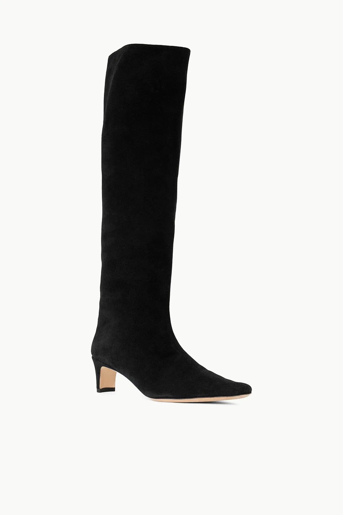 WALLY BOOT | BLACK SUEDE Fleece design
