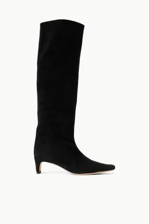 WALLY BOOT | BLACK SUEDE Water repellent