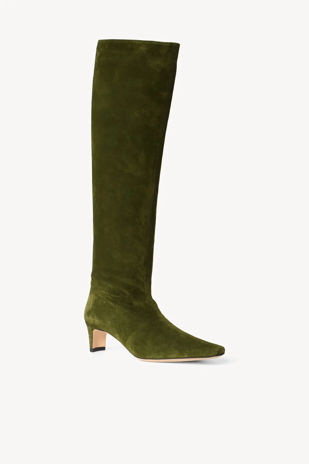 WALLY BOOT | OLIVE SUEDE Ankle support