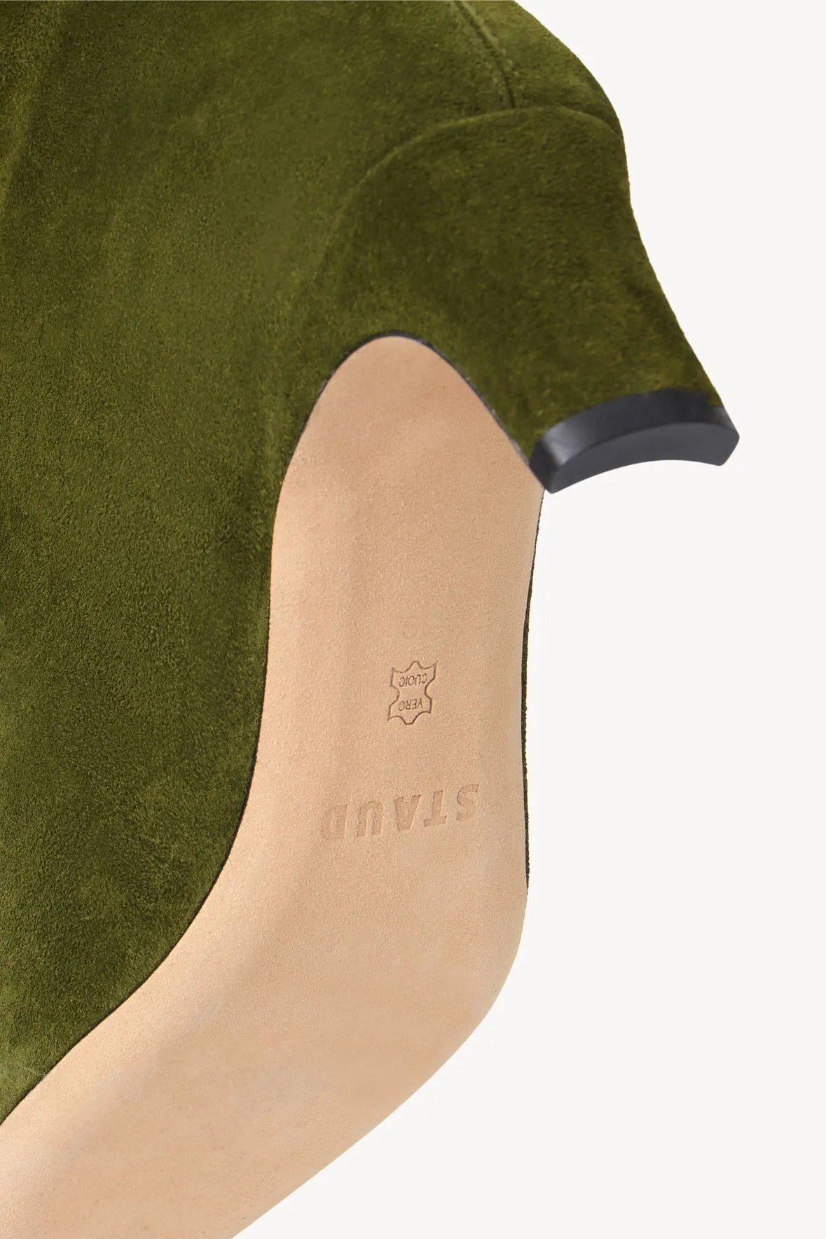 WALLY BOOT | OLIVE SUEDE Military style