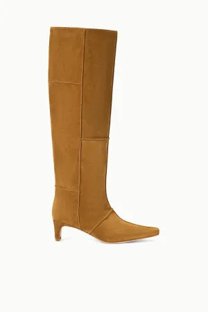 WALLY BOOT | PATCHWORK TAN SUEDE Waterproof fabric