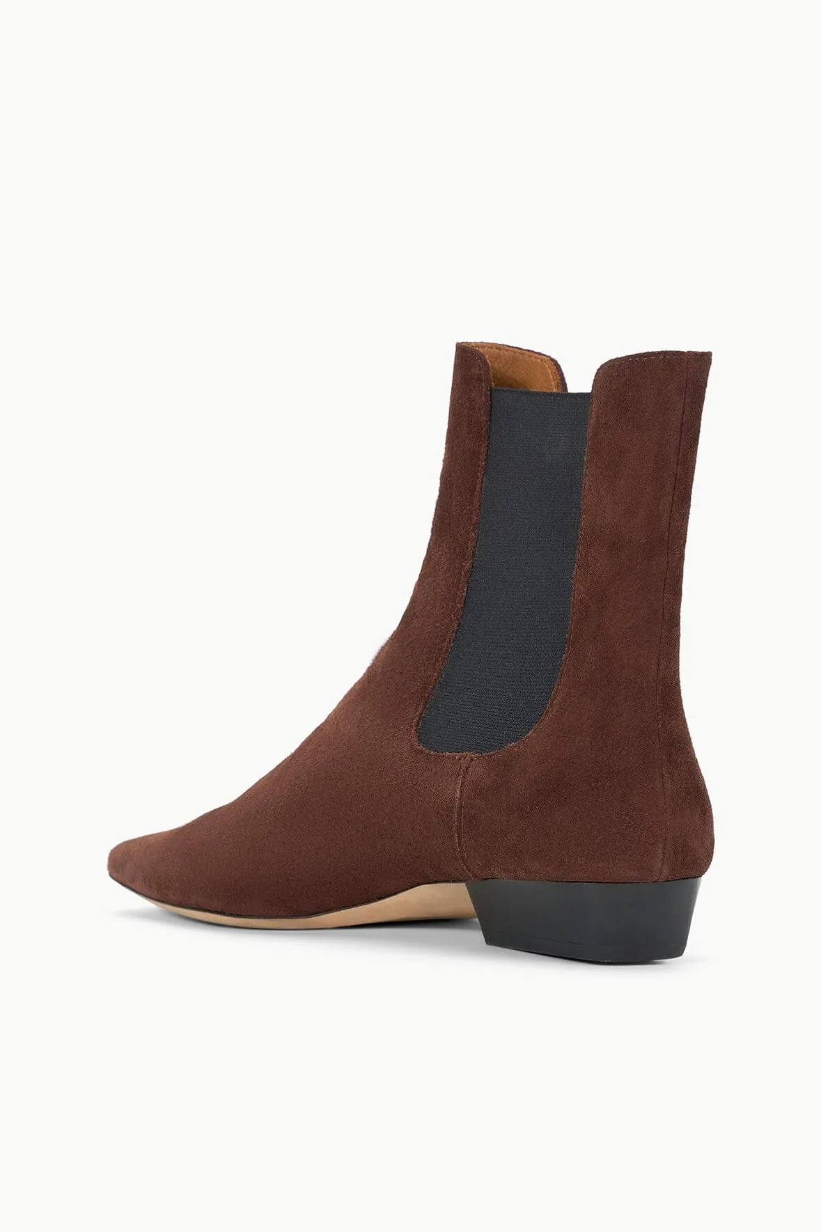WALLY CHELSEA BOOT | MAHOGANY SUEDE Slip resistant