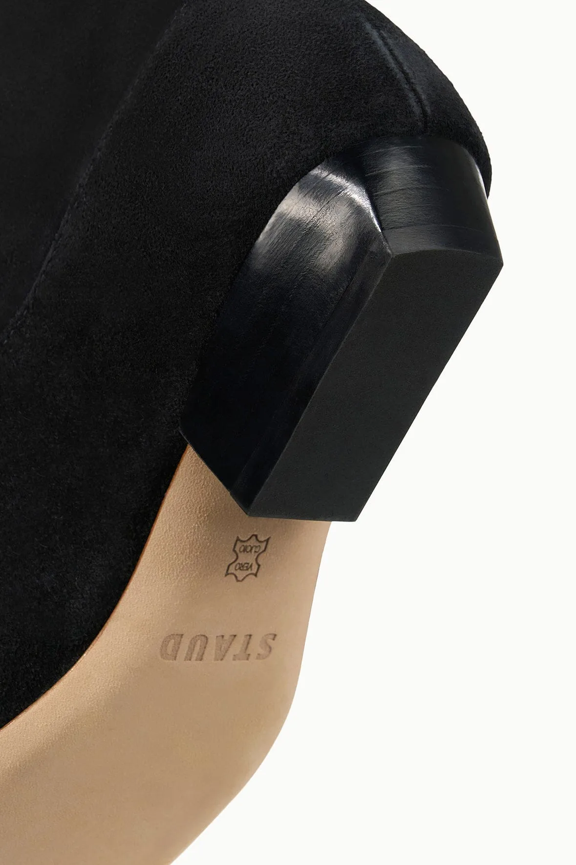 WALLY FLAT BOOT | BLACK SUEDE Slip proof