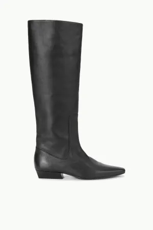 WALLY FLAT BOOT | BLACK Light cushioning