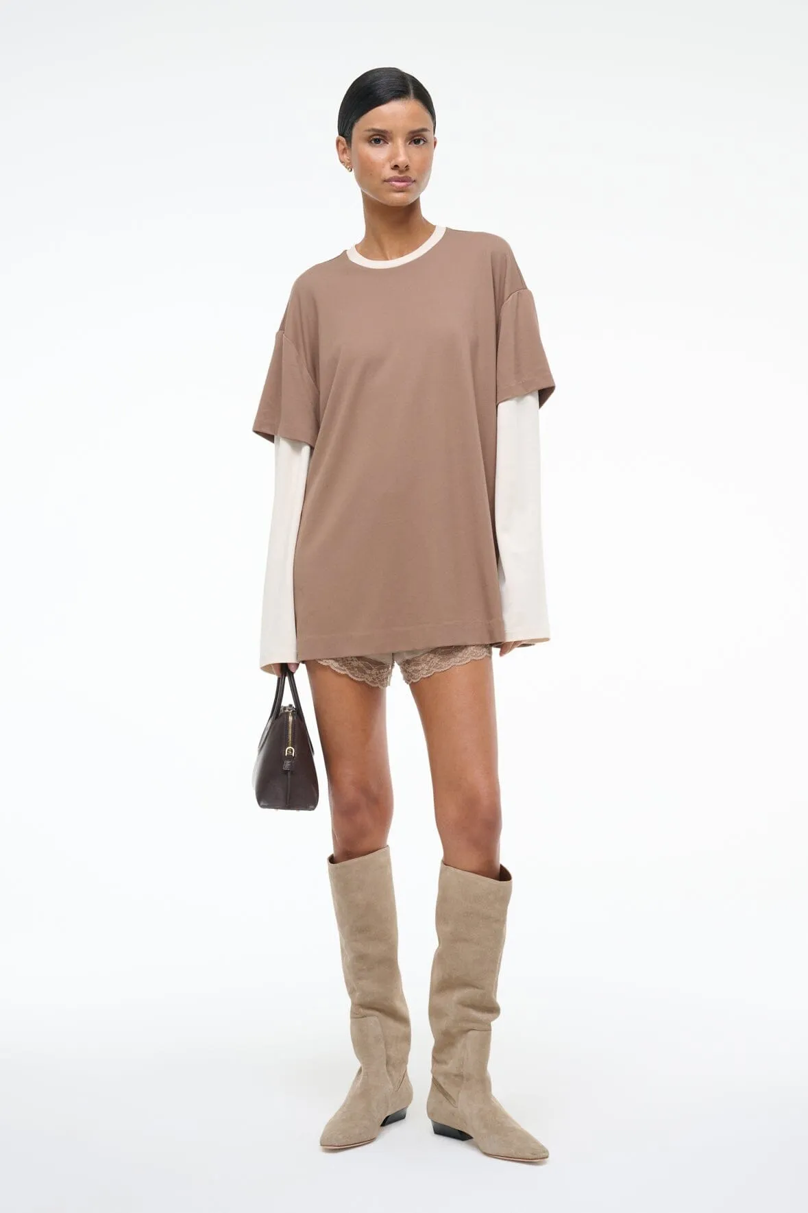 WALLY FLAT BOOT | DUNE SUEDE Stylish look