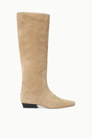 WALLY FLAT BOOT | DUNE SUEDE Trend design